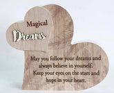 Dreams From My Heart Sentiment Plaque Block